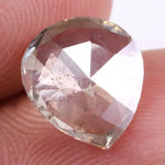 1.88Ct Natural Pear Shape Brown Colored Diamond Rose Cut Diamond For Custom Jewerly Gia Certificate.