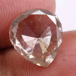 1.88Ct Natural Pear Shape Brown Colored Diamond Rose Cut Diamond For Custom Jewerly Gia Certificate.