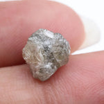 grey colour uncut raw loose diamond ring of a raw diamond collection