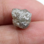 grey colour uncut raw loose diamond ring of a raw diamond collection