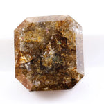 1.52 Ct asscher cut brown natural diamond loose stone with step facets for engagement ring or fine jewelry design