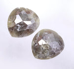6.75 Ct Brown Colored Diamond Pair Pear Cut Diamond Use For Jewerly Salt And Pepper Diamond