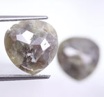 6.75 Ct Brown Colored Diamond Pair Pear Cut Diamond Use For Jewerly Salt And Pepper Diamond