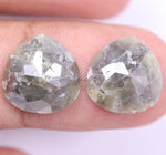 6.75 Ct Brown Colored Diamond Pair Pear Cut Diamond Use For Jewerly Salt And Pepper Diamond