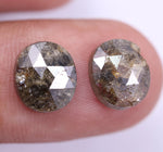 4.51 Ct Brown Colored Diamond Natural Oval Shaped Diamond Use For Jewerly Salt And Pepper Diamond