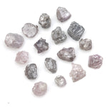 unique pink raw diamond with an uncut natural profile for custom jewelry creation