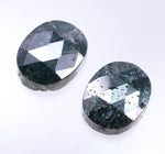 4.94 Ct Natural Oval Shape Loose Diamond Pair Blue Colored Diamond Use For Jewerly Earrings