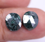 4.94 Ct Natural Oval Shape Loose Diamond Pair Blue Colored Diamond Use For Jewerly Earrings