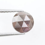 Natural 0.72Ct Pink Colored Diamond Round Shape Diamond Loose Stone For Diamond Jewelry Making