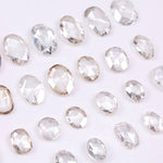 Oval Cut Lab Grown Diamond, 3–10 MM Loose Rose Cut Sustainable CVD Diamond for Engagement Rings, Wedding Jewelry & Earrings