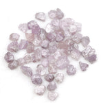 light pink raw diamond with a natural rough profile for 14K gold jewelry designs