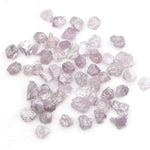 light pink raw diamond with a natural rough profile for 14K gold jewelry designs