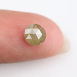 yellowish orange colour diaomd 0.82 carat elongated cushion cut natural diamond