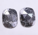 4.54 Ct Black Colored Diamond Salt And Pepper Diamond Oval Shaped Diamond Use For Jewerly