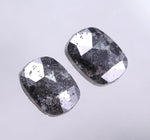 1.41 Ct Salt And Pepper Diamond Oval Cut Diamond Black Colored Diamond Use For Jewerly Unique Diamond