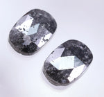 1.41 Ct Salt And Pepper Diamond Oval Cut Diamond Black Colored Diamond Use For Jewerly Unique Diamond