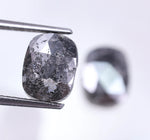 4.54 Ct Black Colored Diamond Salt And Pepper Diamond Oval Shaped Diamond Use For Jewerly