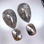 25.91 Ct Pear & Cushion Cut Diamond Salt And Pepper Diamond Pair Use For Jewerly Unique Diamonds