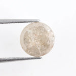 1.03Ct Natural Grey Colored Diamond Round Shaped Diamond Loose Stone For Custom Jewelry