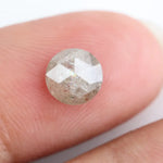 1.03ct natural grey colored diamond round shaped diamond loose stone for custom jewelry