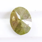 0.96 carat natural green diamond oval shape loose gemstone rare fancy green diamond for custom jewelry design.