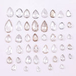 Pear Shape Lab Grown Diamond – 3–8 MM Pear Rose Cut Loose Rustic Diamond for Custom Jewelry, Engagement Rings & Gifts