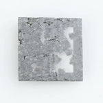 Square-cut black lab-grown diamond with polished facets, ideal for ethical jewelry, engagement rings, and custom luxury designs