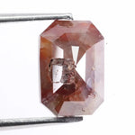 Emerald cut natural black diamond loose stone for modern engagement ring, elegant black diamond gemstone for custom jewelry design.