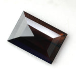 brown colour baguette diamond engagement ring lab grown brown diamonds