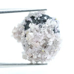 3.00 Ct round cut white & black CVD lab created diamond loose stone for custom jewelry design.