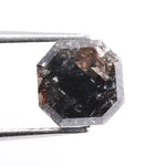 hexagon cut brown natural diamond loose stone with rich color and brilliant sparkle, ideal for engagement rings and custom fine jewelry.