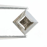 Square-cut lab-grown black diamond with high clarity and polished facets, perfect for custom jewelry or luxury collections.