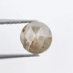 Natural 1.11Ct Round Cut Diamond Grey Coloed Diamond Loose Stone Use For Custom Jewelry