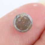 Natural 1.11Ct Round Cut Diamond Grey Coloed Diamond Loose Stone Use For Custom Jewelry