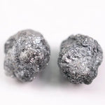 Salt and pepper inclusions. Untreated natural stones for custom engagement rings.