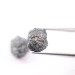 Salt and pepper inclusions. Untreated natural stones for custom engagement rings.