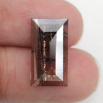 brown colour baguette diamond earrings baguette diamond necklace