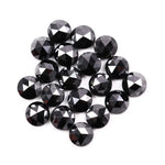 Natural loose black rose cut diamond lot for jewelry making, rustic ethical diamond stones perfect for minimalist engagement ring and artisan custom jewelry designs