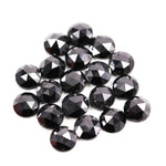 Natural loose black rose cut diamond lot for jewelry making, rustic ethical diamond stones perfect for minimalist engagement ring and artisan custom jewelry designs