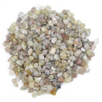 mixed color natural rough diamond chips displayed as loose uncut raw pieces