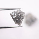 Unique uncut gray diamond showcasing natural beauty and organic appeal