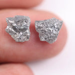 Unique uncut gray diamond showcasing natural beauty and organic appeal