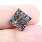 3.79 Ct Square Cut Salt & Pepper CVD Lab Diamond Loose Stone for Custom Engagement Rings