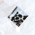 Unique 3.79 Ct Salt & Pepper CVD Diamond, Square Cut Loose Stone Perfect for Ring Design