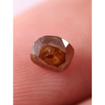 0.48 Ct Oval Cut Red Fancy Natural Earth Mined Antique Polished Loose Diamond for Custom Fine Jewelry
