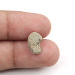 2.62 carat raw yellow diamond with an unpolished surface for a custom ring setting