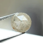 1.03Ct Natural Grey Colored Diamond Round Shaped Diamond Loose Stone For Custom Jewelry