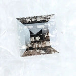 Square Cut 4.45 Ct CVD Lab Diamond Salt & Pepper Loose Stone for Artisan Jewelry Creations