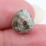 natural rough diamond grey with raw gemstone texture for jewelry making.