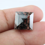 Square Cut 4.45 Ct CVD Lab Diamond Salt & Pepper Loose Stone for Artisan Jewelry Creations